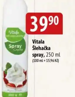 Bala Vitala Šlehačka spray nabídka