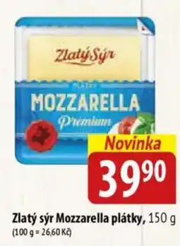 Bala Zlatý sýr Mozzarella plátky nabídka