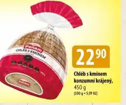 Bala Chléb s kmínem konzumní krájený nabídka