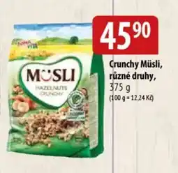 Bala Crunchy Müsli nabídka
