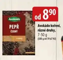 Bala Avokádo koření nabídka