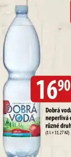 Bala Dobrá voda neperlivá ochucená nabídka