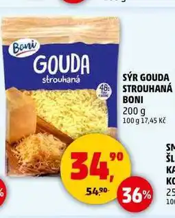 Penny Market SÝR GOUDA STROUHANÁ BONI, 200 g nabídka
