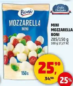 Penny Market MINI MOZZARELLA BONI, 285/150 g nabídka