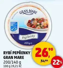 Penny Market RYBÍ PEPŘENKY GRAN MARE, 200/140 g nabídka