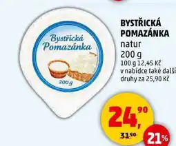 Penny Market BYSTŘICKÁ POMAZÁNKA natur, 200 g nabídka