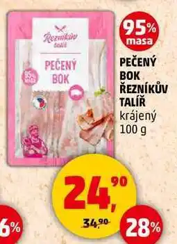 Penny Market PEČENÝ BOK ŘEZNÍKŮV TALÍŘ krájený, 100 g nabídka