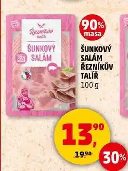 Penny Market ŠUNKOVÝ SALÁM ŘEZNÍKŮV TALÍŘ, 100 g nabídka