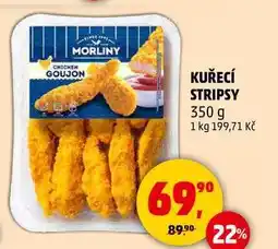 Penny Market KUŘECÍ STRIPSY, 350 g nabídka