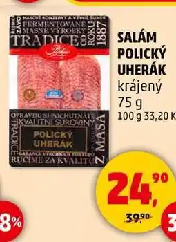Penny Market SALAM POLICKÝ UHERÁK krájený, 75 g nabídka