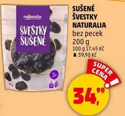 Penny Market SUŠENÉ ŠVESTKY NATURALIA bez pecek, 200 g nabídka