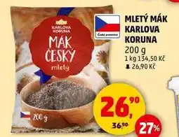 Penny Market MLETÝ MÁK KARLOVA KORUNA, 200 g nabídka