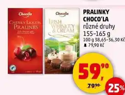 Penny Market PRALINKY CHOCO'LA různé druhy, 155-165 g nabídka