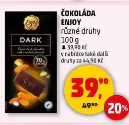 Penny Market ČOKOLÁDA ENJOY různé druhy, 100 g nabídka