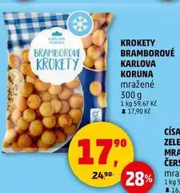 Penny Market KROKETY BRAMBOROVÉ KARLOVA KORUNA mražené, 300 g nabídka