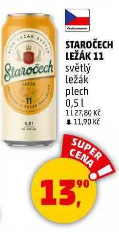 Penny Market STAROČECH LEŽÁK 11 světlý ležák, 0,5 l nabídka