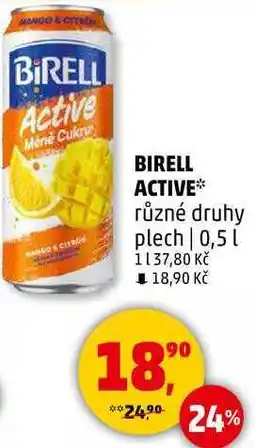 Penny Market Birell Active různé druhy, 0,5 l nabídka
