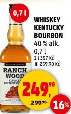 Penny Market WHISKEY KENTUCKY BOURBON 40% alk., 0,7 l nabídka