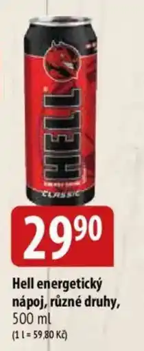 Bala HELL energetický nápoj nabídka