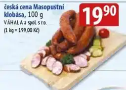 Bala Česká cena Masopustní klobása nabídka
