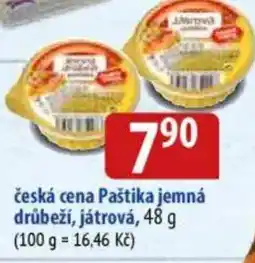 Bala Česká cena Paštika jemná drůbeží, játrová nabídka