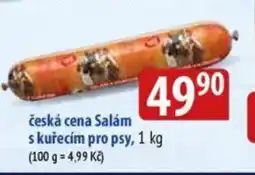 Bala Česká cena Salám s kuřecím pro psy nabídka