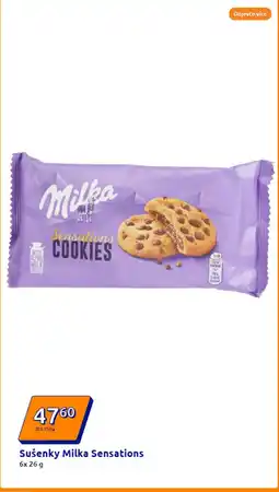 Action Sušenky Milka Sensations nabídka