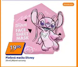 Action Pleťová maska Disney nabídka