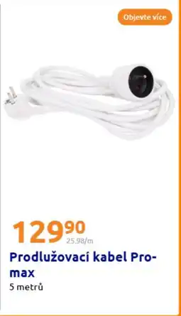 Action Prodlužovací kabel Pro- max nabídka