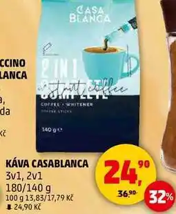 Penny Market KÁVA CASABLANCA, 3v1, 2v1 180/140 g nabídka