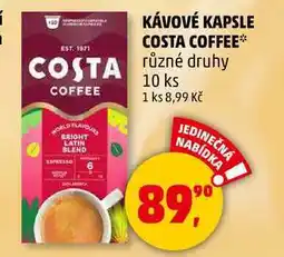 Penny Market KÁVOVÉ KAPSLE COSTA COFFEE různé druhy, 10 ks nabídka