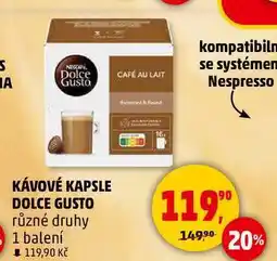 Penny Market KÁVOVÉ KAPSLE DOLCE GUSTO různé druhy, 1 balení nabídka