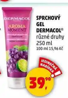 Penny Market DERMACOL SPRCHOVÝ GEL různé druhy, 250 ml nabídka