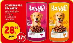 Penny Market KONZERVA PRO PSY HARYK různé druhy, 1,24 kg nabídka