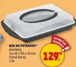 Penny Market BOX NA POTRAVINY plastový, cca 45 x 30 x 10 cm, různé barvy, 1 ks nabídka
