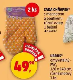 Penny Market SADA CHŇAPEK s magnetem a poutkem, různé vzory, 1 balení nabídka