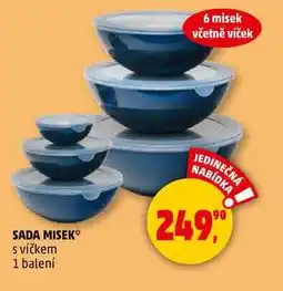 Penny Market SADA MISEK s víčkem, 1 balení nabídka