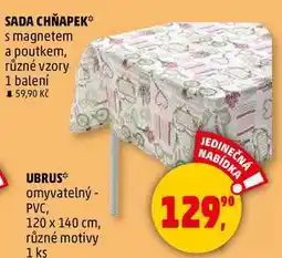 Penny Market UBRUS omyvatelný - PVC, 120 x 140 cm, různé motivy, 1 ks nabídka
