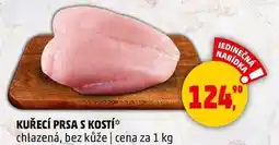 Penny Market KUŘECÍ PRSA S KOSTÍ chlazená, bez kůže, 1 kg nabídka