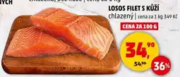 Penny Market LOSOS FILET S KŮŽÍ chlazený, 100 g nabídka