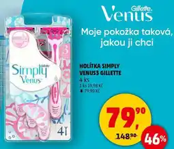 Penny Market HOLÍTKA SIMPLY VENUS3 GILLETTE, 4 ks nabídka