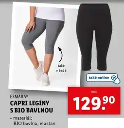Lidl ESMARA CAPRI LEGÍNY S BIO BAVLNOU nabídka