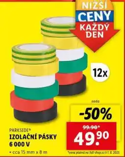 Lidl PARKSIDE IZOLAČNÍ PÁSKY 6 000 V nabídka