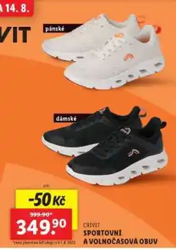 Lidl Crivit SPORTOVNÍ A VOLNOČASOVÁ OBUV nabídka