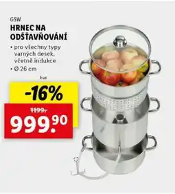 Lidl GSW HRNEC NA ODŠŤAVŇOVÁNÍ nabídka