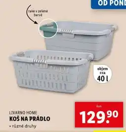 Lidl LIVARNO home KOŠ NA PRÁDLO nabídka