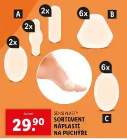 Lidl SENSIPLAST SORTIMENT NÁPLASTÍ NA PUCHÝŘE nabídka