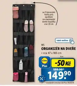 Lidl W5 ORGANIZÉR NA DVEŘE nabídka