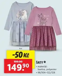 Lidl Šaty nabídka