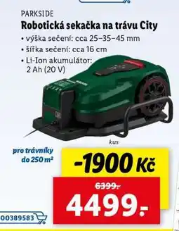 Lidl Robotická sekačka na trávu City nabídka